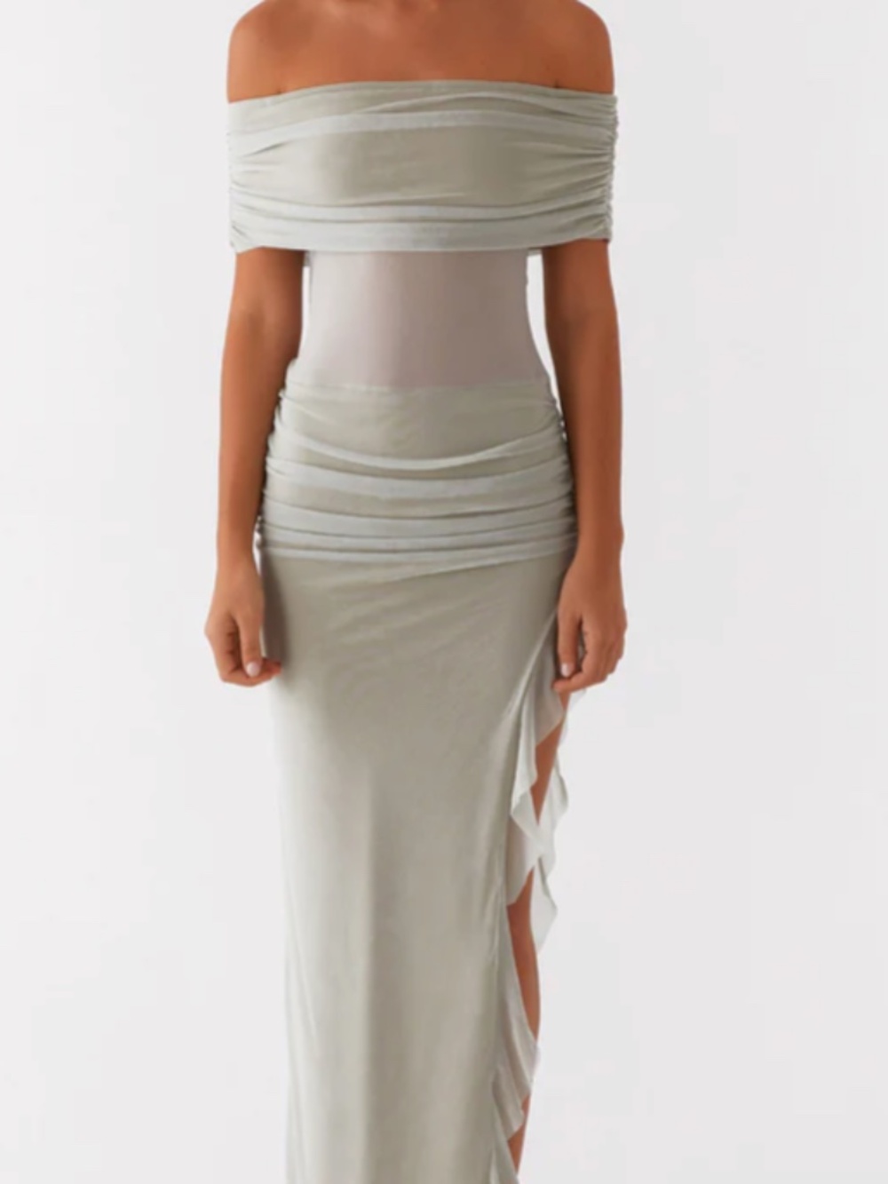 Nelly Off Shoulder Maxi Dress - Picture 1 of 6